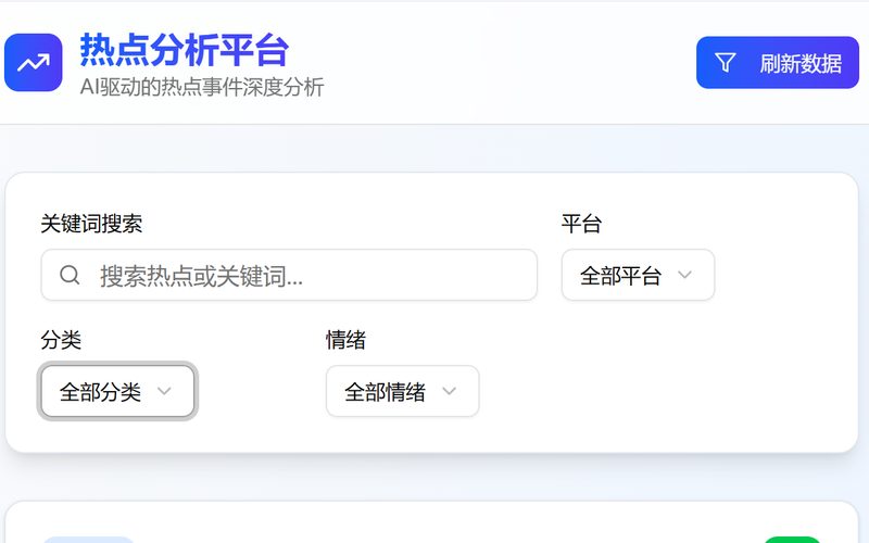 热点广告分析平台